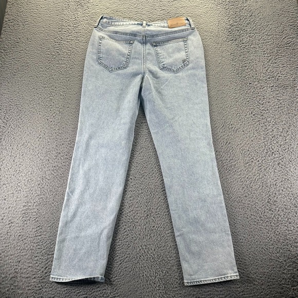 Seven7 Jeans Women's 4 Blue Cotton Denim Straight Leg Light Wash Workwear Travel - Picture 5 of 9